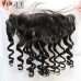 Brazilian Human Hair Curly 13x4 Silk Base Lace Frontal Closure,Full Lace Frontal With Baby Hair